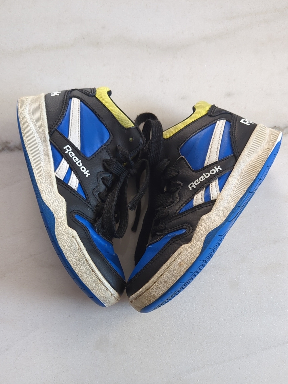 Reebok Blue, Black & White Athletic Sneakers Size 12.5